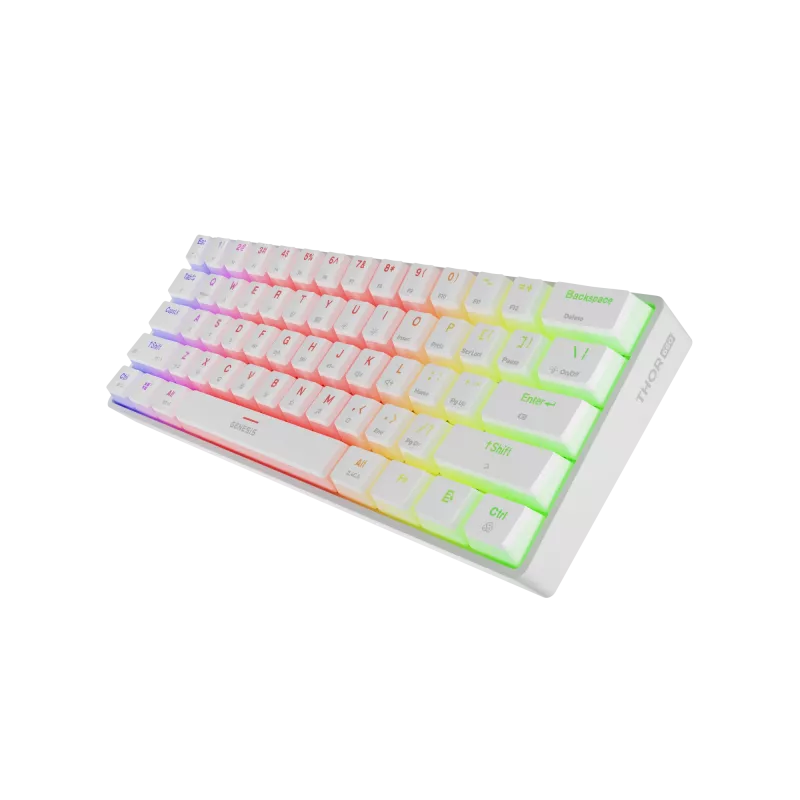Teclado gaming genesis THOR 660 G2 — modo inalámbrico (2,4 GHz, Bluetooth) y con cable