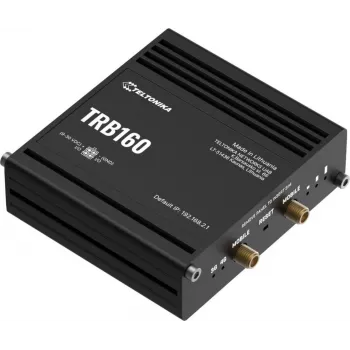 Teltonika Gateway IoT industrial 4G LTE CAT6, E/S digital, USB, soporte RMS pasarelas LTE (TRB160)