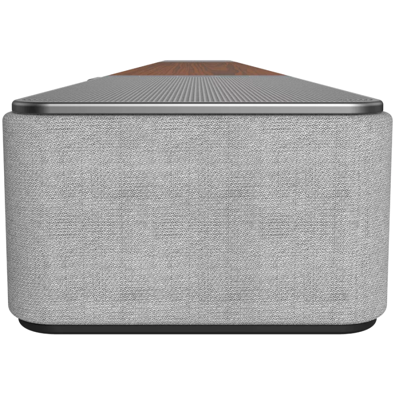 Barra de sonido KLIPSCH 1073541 — 3.1.2 canales, 100 W RMS, subwoofer integrado, gris/nogal