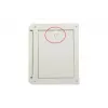Armario de pared Extralink caja rack 6U 10 pulgadas gris cerradura con llave gestión de cables