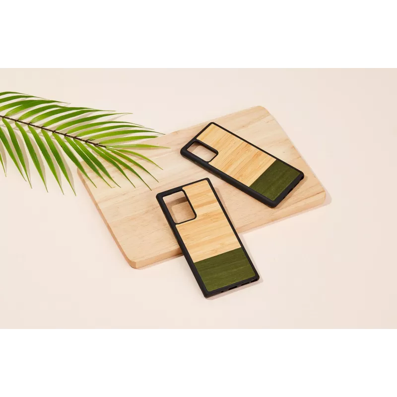 Funda protectora Man and Wood Galaxy Note 20 — Bambuswald negra
