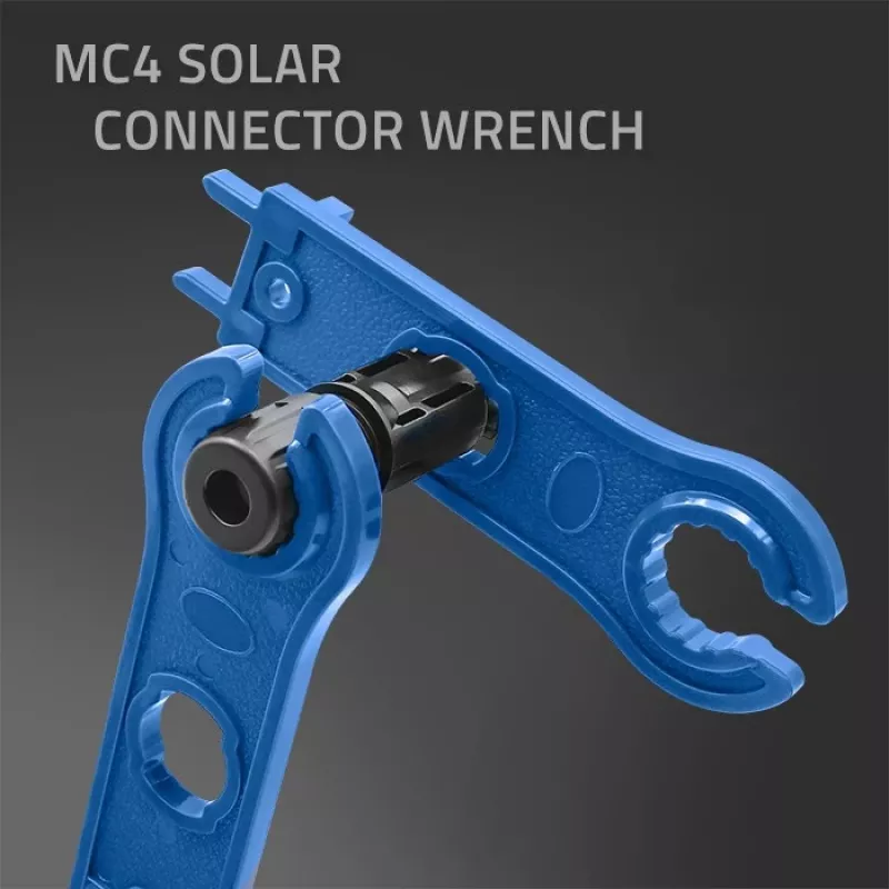 Set de herramientas solares Qoltec compatible con conectores MC4 | tenaza de engaste + pelacables automático