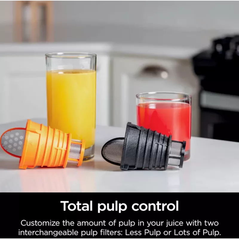 NINJA Cold Press Juicer | Neverclog JC151EU | Tipo exprimidor en frío | gris | 150 W | número de velocidades 1