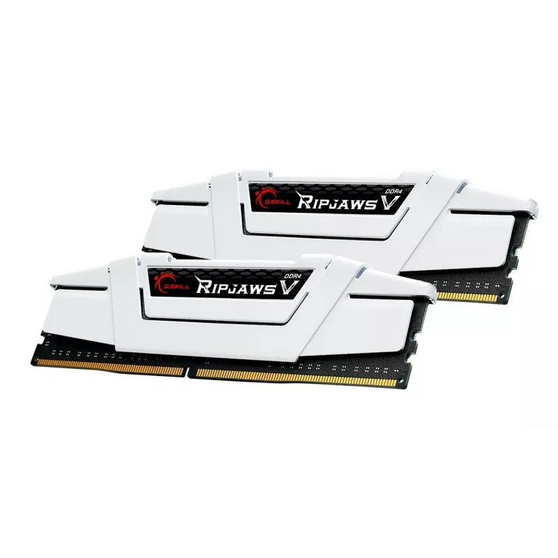 G.Skill Ripjaws V F4-3600C18D-32GVW memoria DDR4 para sobremesa 32 GB (2x16 GB) 3600 MHz CL18 XMP2, con disipador, blanca