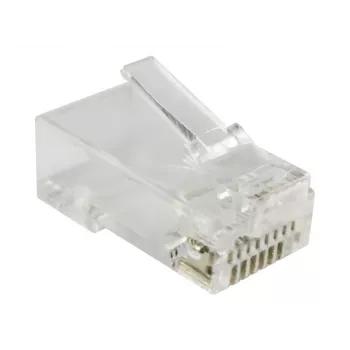 Conector macho Alantec WT117 RJ-45 transparente