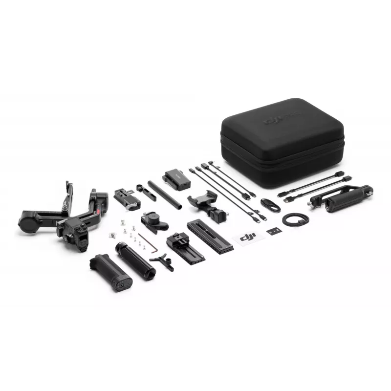 Estabilizador de cámara de mano DJI RS 4 Pro Combo Negro Fibra de carbono Batería de 13h