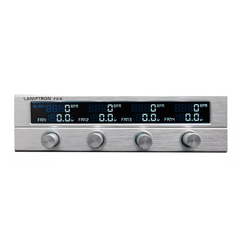 Controlador de ventiladores Lamptron FC5 V2 5,25 pulgadas – plateado