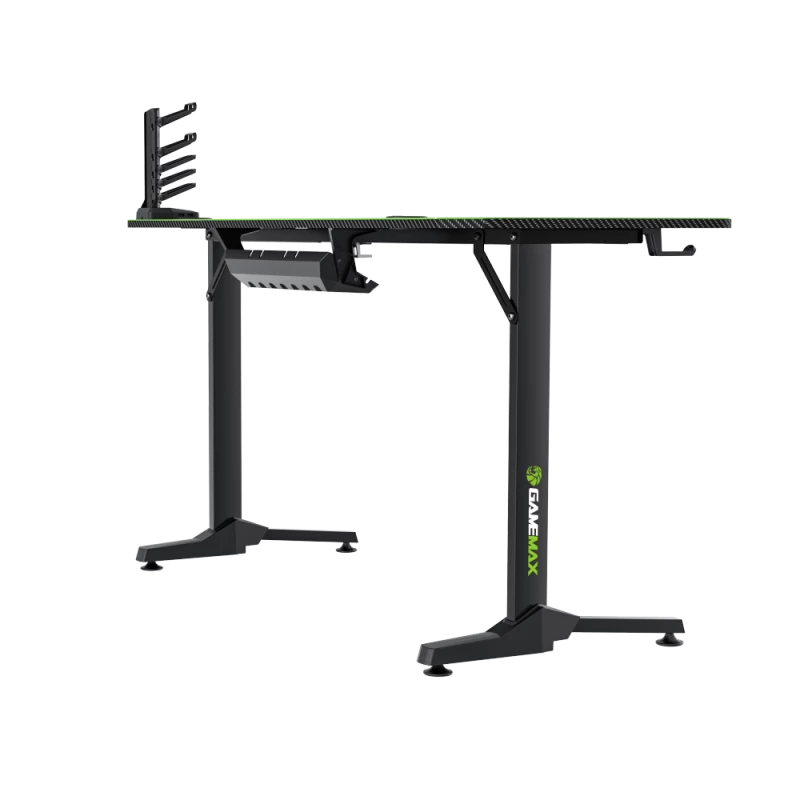 Escritorio GameMax D140-CARBON — Escritorio gaming/oficina, peso neto 20,5 kg, medidas brutas 125×795×682 mm