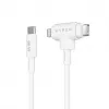 Cable USB HYPER HyperJuice USB 2.0 1,5 m USB-C USB-C/Lightning blanco