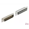 Conector macho D-Sub HD 50 pines metal versión para soldar 2 uds. DeLOCK 66705