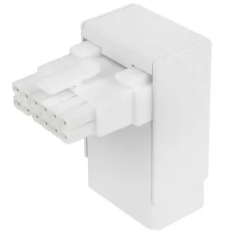 Adaptador Kolink CP-12VHPWR-T2W 12V 2x6 90° Type 2 blanco para conector de alimentación PCI