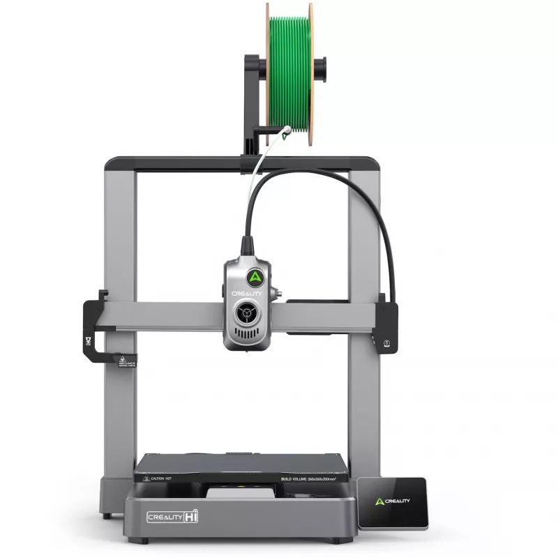 Creality Hi 1001010510 impresora 3D, extrusor directo, nivelación automática, plateada/negra