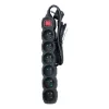 Alargador Esperanza ELK217K 1,5 m 6 toma(s) de CA para interiores negro