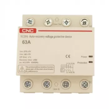 Interruptor diferencial con protección contra sobrecorriente CNC EL240319 3P+N 63A 230V