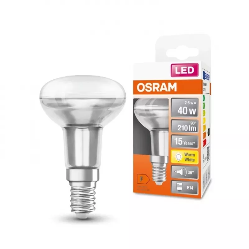 Lámpara LED Osram STAR 2,6 W E14 Blanco cálido 2700 K 210 lm