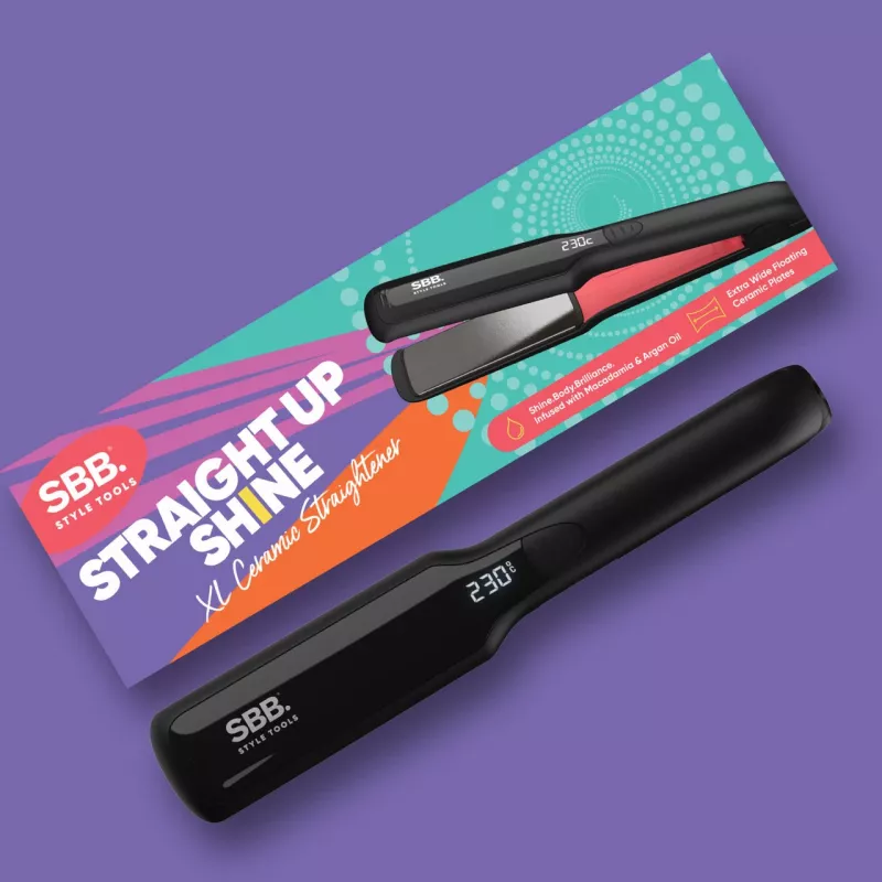 SBB SBST-2000-EU Straight Up Shine XL plancha de pelo de cerámica