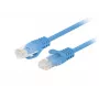 Lanberg PCU6-20CC-0200-B Cat6 U/UTP cable patch 2 m, azul, pack de 10