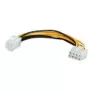 Cable adaptador de alimentación interno ROLINE, conector PCI Express de 8 pines - conector P4 0,15 (11.03.1021)
