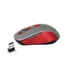 Ratón óptico inalámbrico ESPERANZA EM131R 2,4 GHz, 1600 DPI, ambidiestro, receptor nano USB, 6 botones, gris