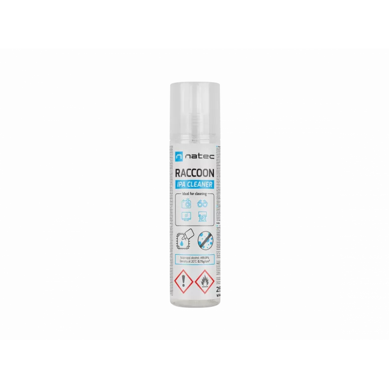 Spray de alcohol isopropílico NATEC Raccoon IPA Cleaner 250 ml — NATEC NSC-2450