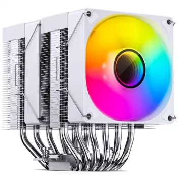 Disipador CPU Jonsbo CR-1400 DV2 blanco con ventilador de 140 mm