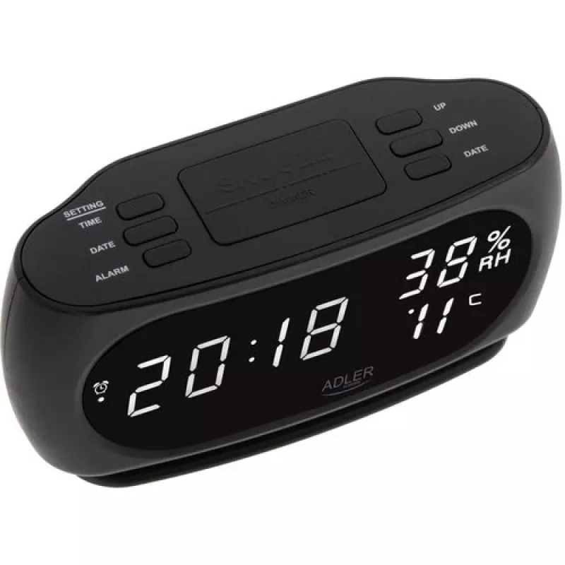 Adler AD 1186 despertador digital negro