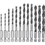 Juego de brocas KWB 108830 – 12 brocas helicoidales con portabrocas de cambio rápido