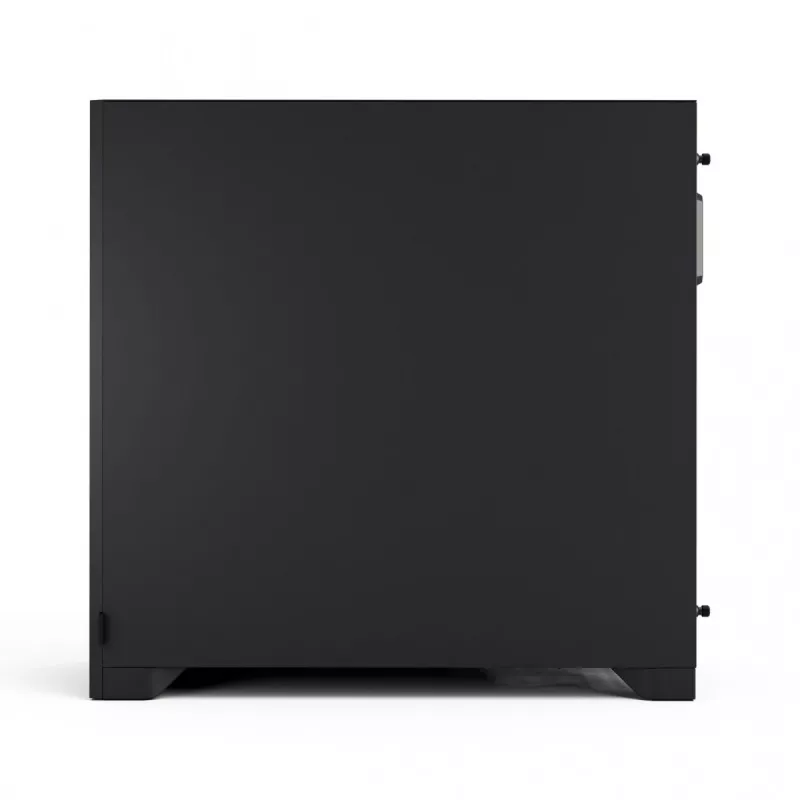 Caja de PC semitorre Fractal Design Pop 2 Air negra sólida — compatible con ATX, 3 ventiladores frontales de 120 mm, bahías de 2,5/3,5