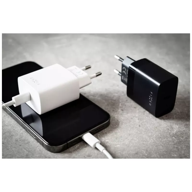 Cargador de viaje FIXED FIXC20N-C-WH 20W USB-C adaptador de corriente compacto