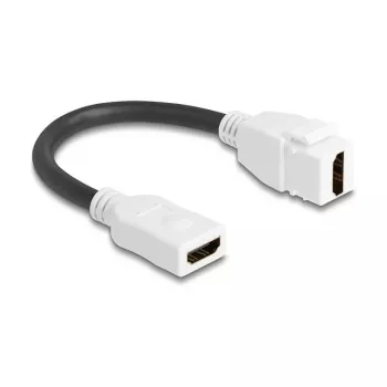 Cable HDMI DeLOCK 90684 HDMI tipo A estándar 0,2 m blanco