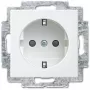 Toma de corriente Busch-Jaeger tipo F 2P+E 16 A 250 V blanco