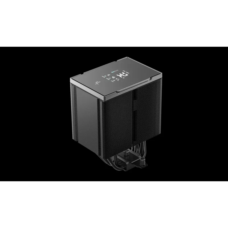 Disipador de aire DeepCool AK500 G2 Digital NYX, ventilador de 120 mm, presión de aire máx. 3,33 mmH2O, 117×129×159 mm, negro