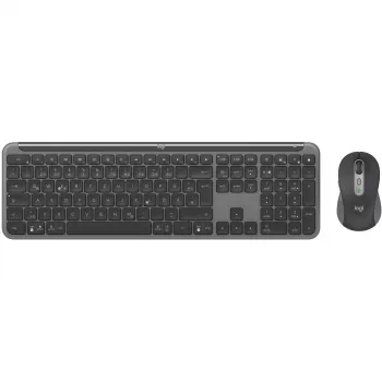 Logitech 920-012483 teclado ratón incluido Office RF Wireless + Bluetooth QWERTZ alemán Graphite