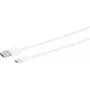 Cable USB S/CONN 14-13041 USB 2.0 1 m USB A USB C blanco