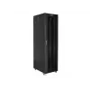 Lanberg FF01-8047-12BL armario rack de suelo de 19 pulgadas 47U, 800x1000 mm, puerta de cristal, LCD, IP20, para montar, negro