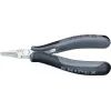 Knipex alicate de electrónica longitud total 115 mm ESD bocas planas anchas pulido brillante forma 1