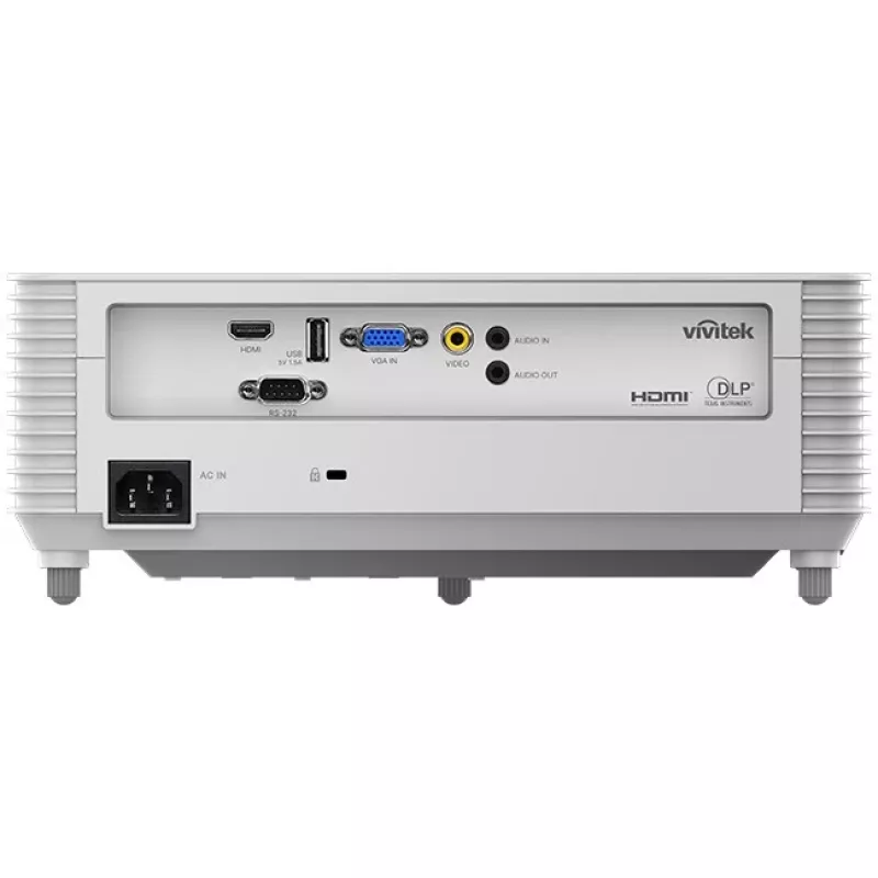 Vivitek DX330 1PI267 proyector de datos de distancia estándar, 4000 lúmenes ANSI, DMD, XGA 1024x768, 3D, relación de proyección 1,94–2,16:1, blanco