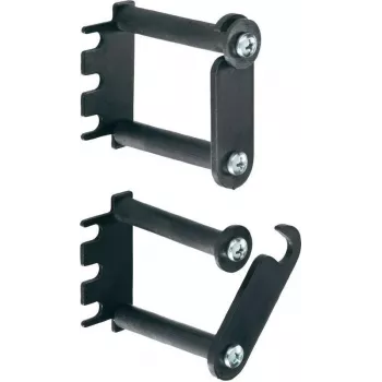 Rittal DK Brida de guiado de cables - Kit de gestión de cables para rack (horizontal) - 1U - 48,3 cm (19) (7111.214)