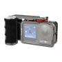 Carcasa protectora metálica con empuñadura Puluz para DJI Osmo Action 5 Pro / Action 4 / Action 3