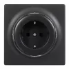 Enchufe eléctrico tipo F Fibaro FGWOF-011-8, 1 enchufe, 110–230 V, 50/60 Hz, negro