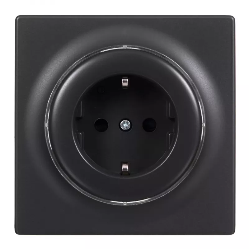 Enchufe eléctrico tipo F Fibaro FGWOF-011-8, 1 enchufe, 110–230 V, 50/60 Hz, negro