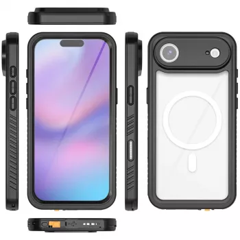 Funda 4smarts iPhone 17 Air 16,8 cm Negra Transparente