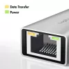 Adaptador USB-A/-C a Ethernet 2,5G, gris