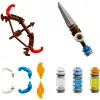 LEGO Set Horizon Adventures 77037 – Aloy y Varl vs. Shell-Walker y Sawtooth, 768 piezas, 2 minifiguras