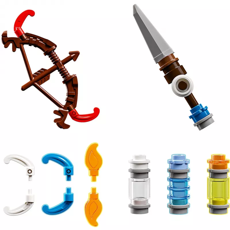 LEGO Set Horizon Adventures 77037 – Aloy y Varl vs. Shell-Walker y Sawtooth, 768 piezas, 2 minifiguras