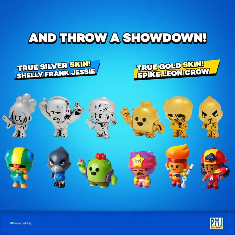 Brawl Stars S1 figuras – pack de 8 caja Deluxe VER.B