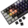Teclado mecánico gaming White Shark Wakizashi WAKIZASHI-2 con switches US Red, negro-gris