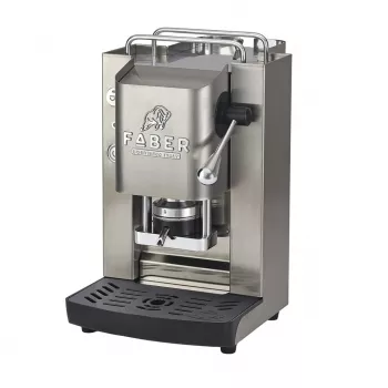 Cafetera de espresso Faber Pro Inox Essential 3.0 para cápsulas E.S.E., acero inoxidable, satinado mate