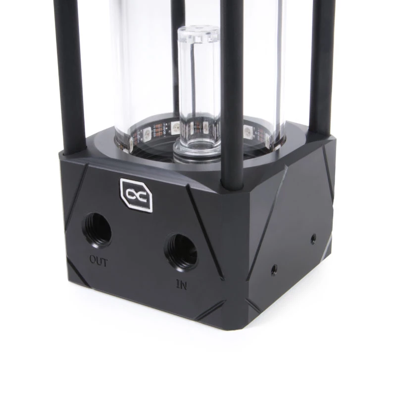 Alphacool Eisbecher Aurora D5 150 mm depósito con bomba VPP Apex D5, acetal/vidrio (13327)