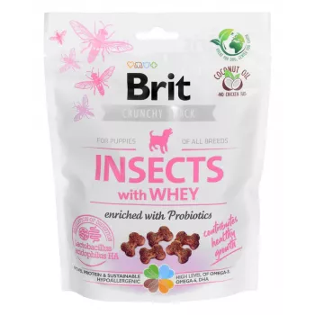 BRIT Care Crunchy Snack Puppy Insects – premios para perros – 200 g